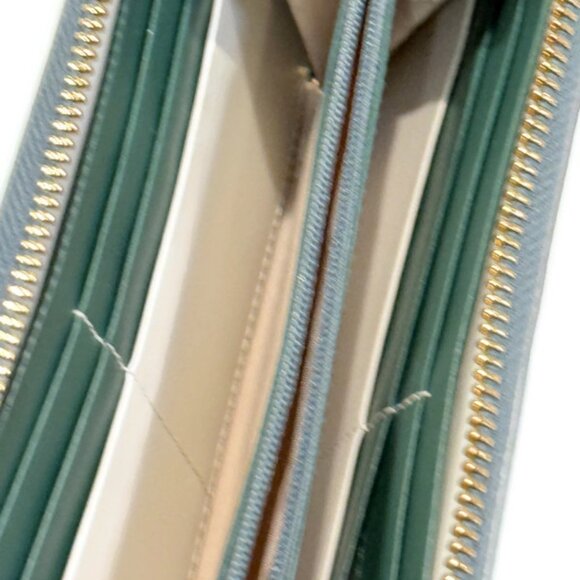 Radley Little Drummer & Dog Large Zip Wallet, Green, Holiday Apparel - Picture 9 of 9